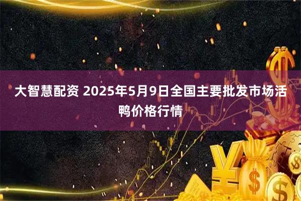 大智慧配资 2025年5月9日全国主要批发市场活鸭价格行情
