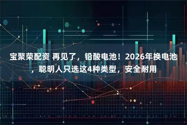 宝聚荣配资 再见了，铅酸电池！2026年换电池，聪明人只选这4种类型，安全耐用
